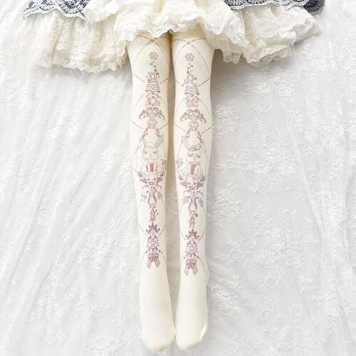 Japanese harajuku Lolita Lolita socks, lovely soft sister knee high stockings - cos render tights