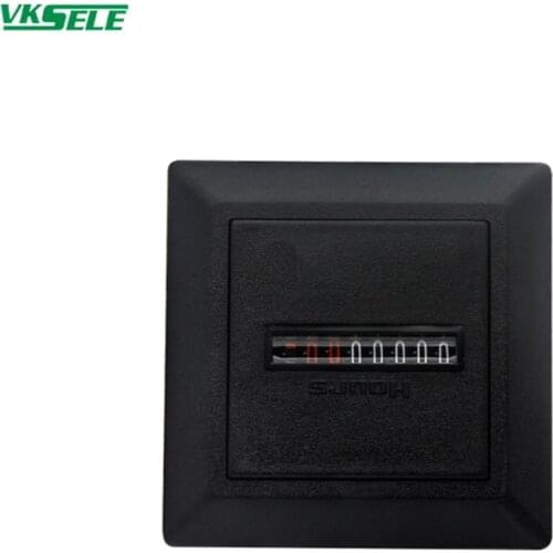 Yueqing factory HM-1 black color Industrial timer mechanical Hour Meter counter