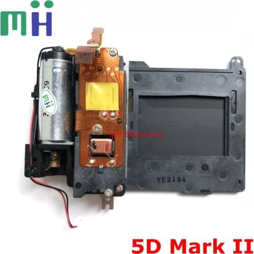 Second-hand 5D2 5DII 5DM2 Shutter Unit with Blade Curtain Driver Motor For Canon 5D Mark II / 2 Camera Replacement Spare Part