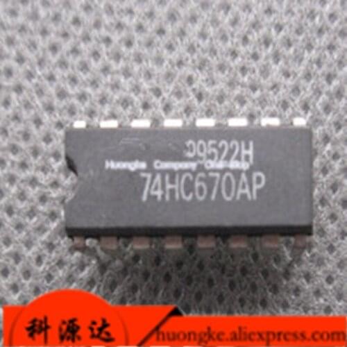 10PCS/LOT TC74HC670AP 74HC670AP DIP-16 IN STOCK
