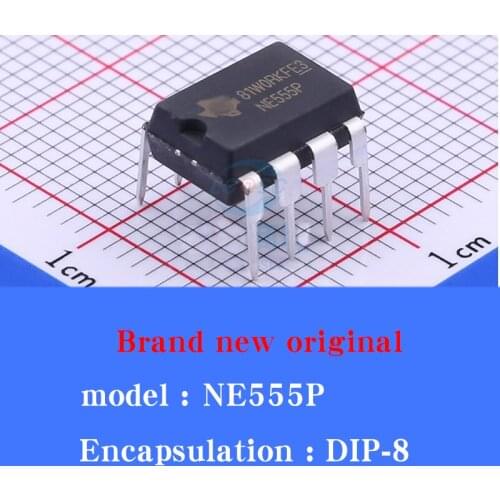 10 PCS / NE555P NE555 DIP-8 Brand new original Timer programming oscillator IC chip