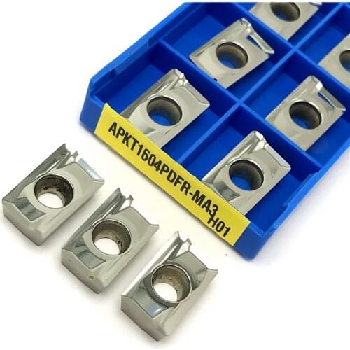 APKT1604 MA H01 Cutting Tool Aluminum Turning Tool APKT 1604 MA3 G2 H01 Carbide Insert Milling Insert CNC Metal Lathe Tools