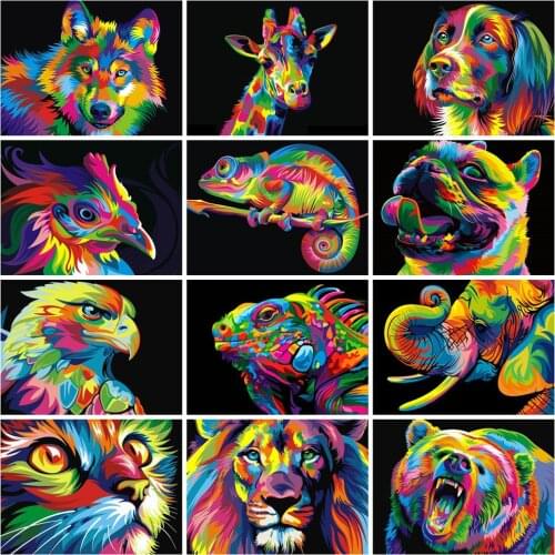 EverShine Diamond Painting Full Square Animals Cross Stitch Diamond Mosaic Dog Picture Rhinestone Handmade Hobby Gift Home Decor