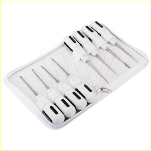 8Pc Dental Tooth Extraction Elevator Minimally Invasive Extracting Forceps Plier