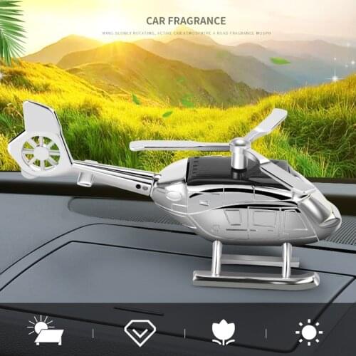Metal Plane Model Aircraft Aromatherapy Airplane Kids Toys Boy Home Decoration Solar Energy Rotate Aircraft Funny Kids Gift