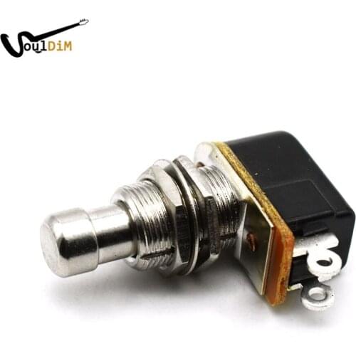 Momentary Soft Touch Push Button Stomp Foot Pedal Switch Durable and Rustless for Electric Guitar