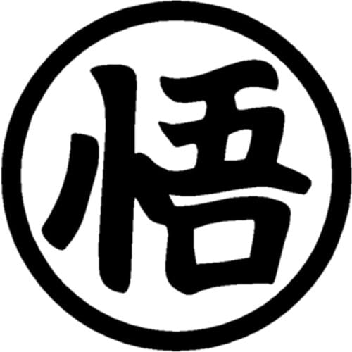 LLY-0498 Personality Car Stickers Son Goku Modeling Decal PVC Creative Decoration Fuel Tank Tablet Laptop Waterproof Auto Decals