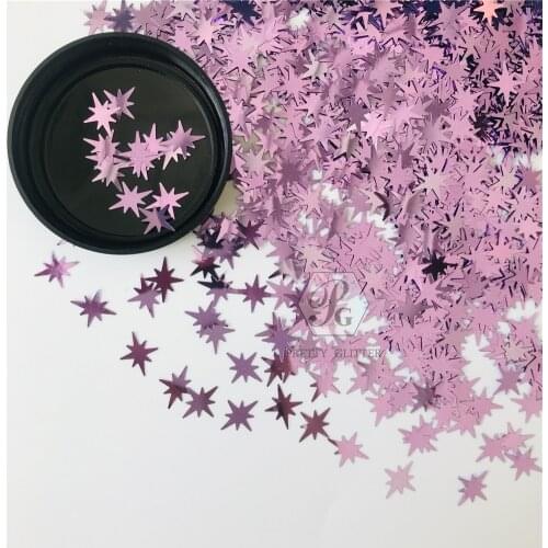 PrettyG 1 Box Polaris Exploding Star Shaped Metallic Glitter Nail Sequins Flakes Manicure Art Decoration Accessories