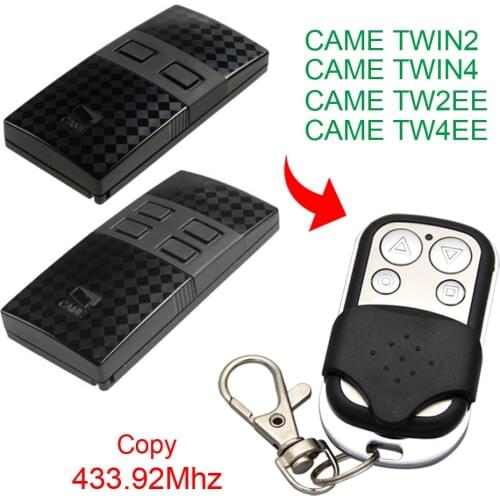 Copy CAME TWIN2 TWIN4 TW2EE TW4EE Remote Control 433.92mhz Copy Compatible Garage Door CAME TWIN2 TW2EE 433.92mhz Remote Control