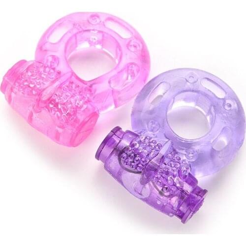 New Vibrator Ring for Penis Cock Extender Ring Delay Ejaculation Sex Man Toys Hot