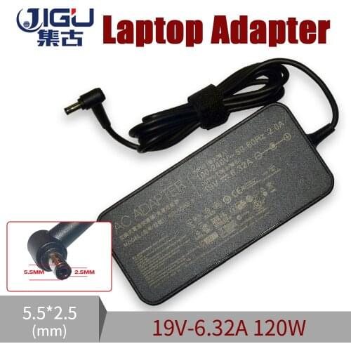 JIGU Replacement For ASUS 19V 6.32A 5.5*2.5MM ADP-120RH PA-1121-28 G50 G73 G71 K55 K53 K73 N53 N550 GL751 UX501 X550