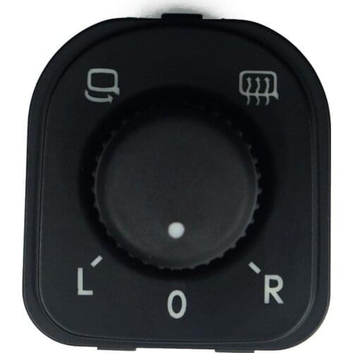 1K0 959 565 J Side Mirror Window Adjust Switch Knob w/ Folding For VW Golf Passat B6 Tiguan CC for Seat 2004-2011 2012 2013 2014