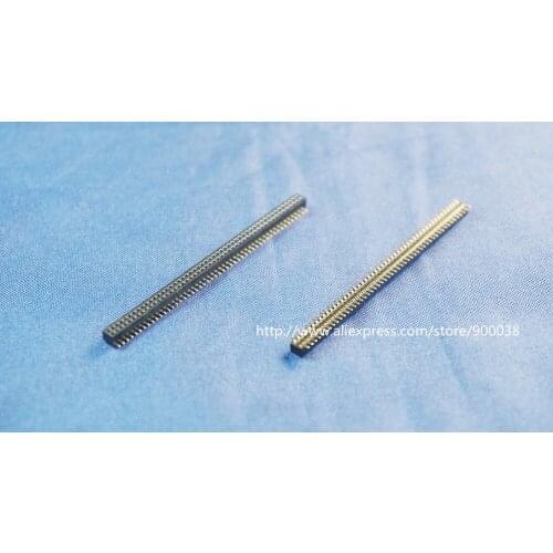 20 pcs 2x50 P 100 Pin 1.0 mm Pin Header Female Dual row Straight PCB SMT Rohs Lead Free