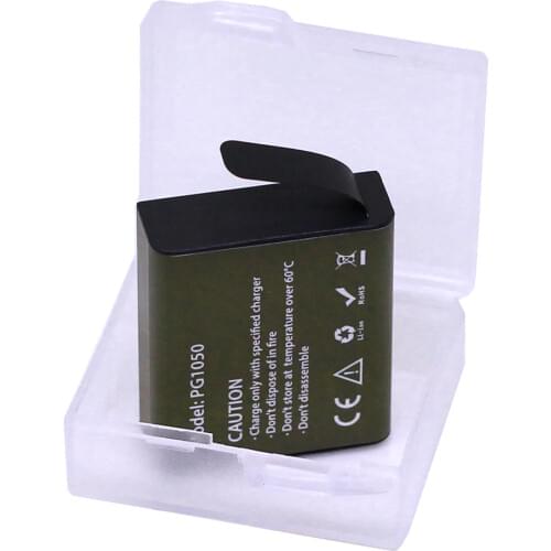 PG1050 1050mAh EKEN Replacement Battery For SJCAM SJ4000 SJ5000 sj6000 sj7000 sj8000 sj9000 H8 H9 Go Pro Hero Sport Camera