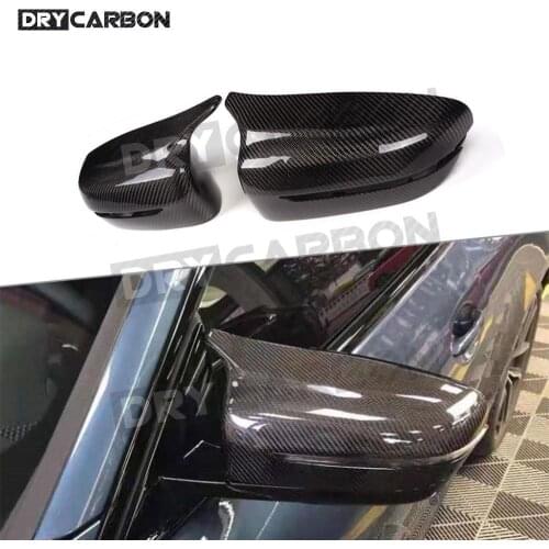 Car Rear View Mirror Cover Carbon Fiber For BMW 3Series 5Series 6 Series 7 8 Series G11 G12 G14 G15 G16 G20 G21 G30 G31 2020 UP