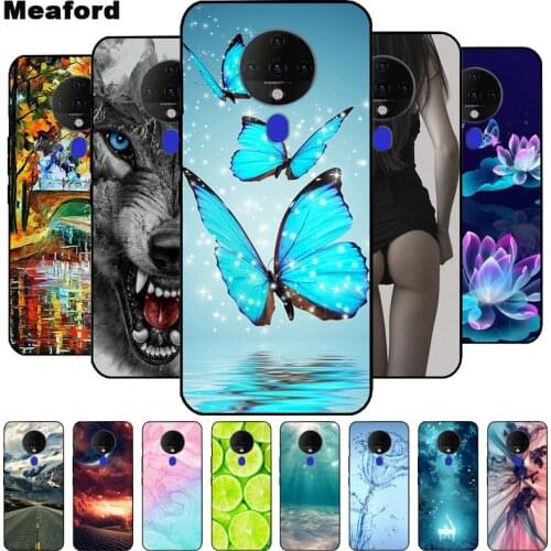 Case For Tecno Spark 6 Silicone Soft TPU Phone Cover For Tecno Spark 6 KE7 6.8 inch Case Protective Case Bumper for Tecno Spark6