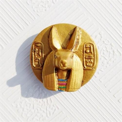 Egyptian tourist souvenir fridge sticker pharaoh mummy pyramid 3Drefrigerator black cat cleopatra fridge magnets sticker gifts