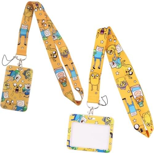 ER822 Cartoon Fun Adventure Personality Card Holder ID Holder Bus Card Holder Staff Card Lanyard For Keys Phone Hang Rope