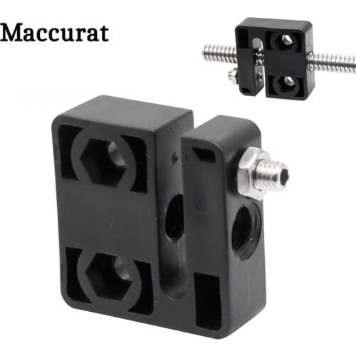 3D printer Accessories T Openbuilds type anti-backlash T8 screw 8mm Nut Block pitch 2mm Lead 2mm/4mm/8mm POM square T8 nut