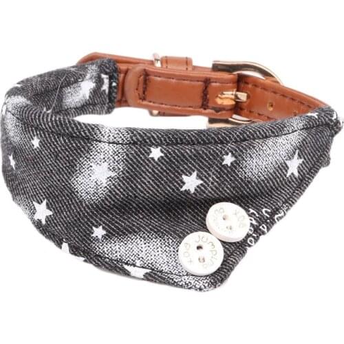 15PCS / LOT Cowboy Dog Collar Pet Triangular Towel Pet Leash Cat Dog Accessories Scarf