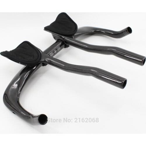 New road bicycle trial triathlon matte 3K full carbon fibre bike extended TT style rest handlebar lightest parts Free shipping