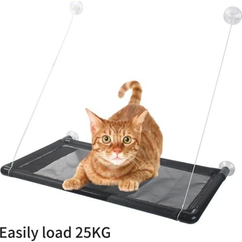 Pet Hammock Soft Cute Cat Hanging Beds Comfortable Sunny Seat Window Mount Detachable Pet Shelf Seat Beds Supplies