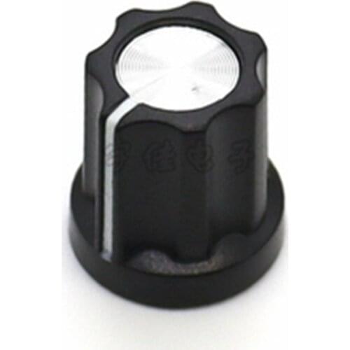 10 Pieces Plastic Flower Shaft Knob Diameter 15mm Height 16mm Potentiometer Encoder Knob Gear Shaped Inner Hole 6mm