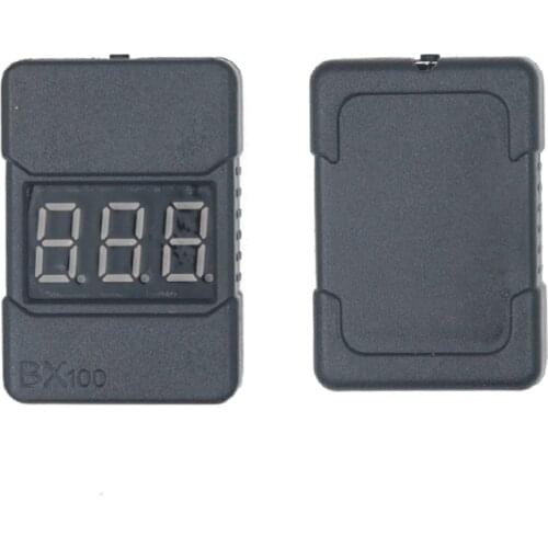 BX100 1-8S Lipo Battery Voltage Tester/ Low Voltage Buzzer Alarm/ Battery Voltage Checker with Dual Speakers 10%Off
