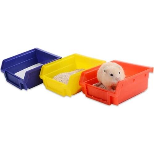 1 Pcs Hamster Cleaning Bathroom Plastic Mini Chinchilla Sand Bathroom Small Animal Hamsters Squirrels Toilet Cleaning Supplies