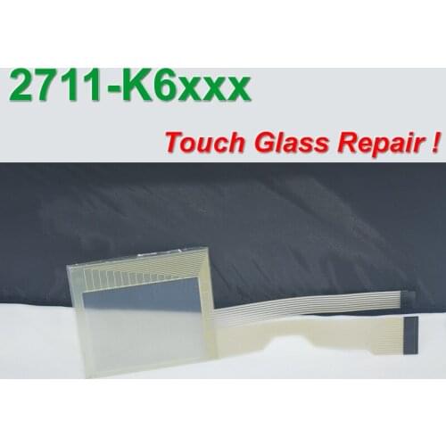 ALLEN BRADLEY 2711-K6A PANELVIEW 600 TOUCH PANEL REPLACEMENT 2711-K6A1 OVERLAY, HAVE IN STOCK