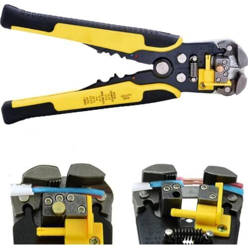 Automatic Cable Wire Stripper Self Adjusting Crimper Terminal Tool AWG24-10(0.2-6.0MM2)