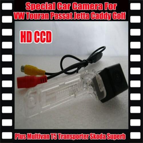 CCD CCD Car Rear View Camera Reverse Camera for VW Touran Passat Caddy Golf Plus Multivan T5 Transporter Skoda Superb Jetta