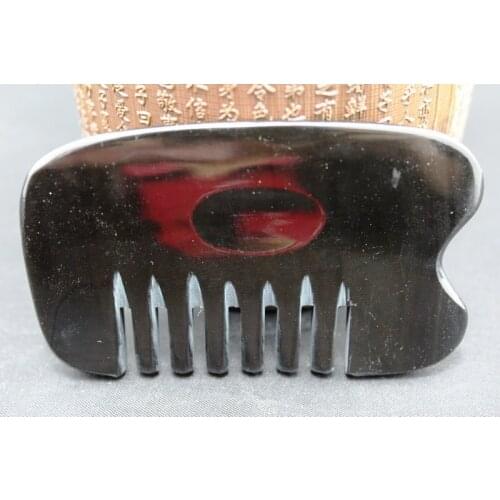 Free shipping 10 pieces/lot Beauty face Massager head back Guasha comb/100% Ox Horn/Scrapping therapy