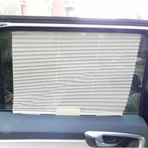 1 Piece 3 Optional Color Sun Shield Car Auto Retractable Side Window Curtain Shade Sunshade Mesh