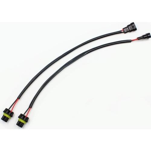 FSYLX 50Pcs 9006 HB4 Wire Harness relay cable HID Xenon Power Cable Connector Ballast Socket HID Wiring Adapter Conversion Kit