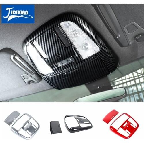 JIDIXIAN ABS Car Front Reading Light Decoration Cover Stickers for Chrysler 300C 2011 2012 2013 2014-2021 Interior Accessories