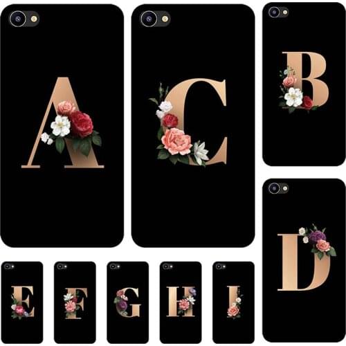 For Meizu U20 U 20 5.5" Case For Meizu U10 U 10 Cute Lovely Cartoon Pattern Flower Black Letters Soft Silicone Back Cover