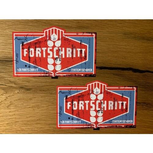 FORTSCHRITT Aufkleber Vintage VEB Oldschool DDR Sticker Traktor Erntemaschine