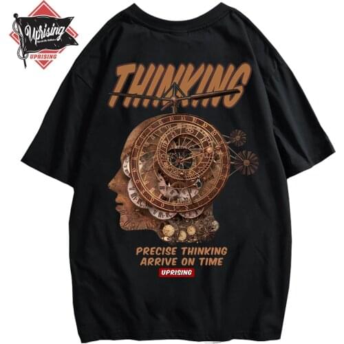 UPRISING New Hip-Hop Black T-Shirt Fast & Furious Fashion Casual Short-Sleeve Comfortable Leisure O-neck Tees