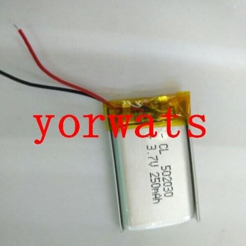 New Hot A Rechargeable Li-ion Cell 3.7V polymer lithium battery 502030 052030 direct MP4 small audio mobile power supply