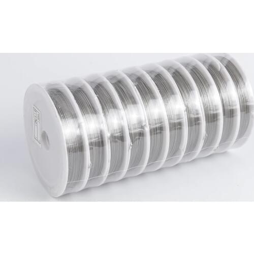 1Roll/Lot 0.3-0.8mm Stainless Steel Tiger Tail Beading Wire For Jewelry Making Finding Accessories