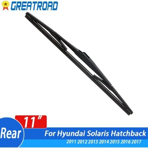 Wiper 11" Rear Wiper Blade For Hyundai Solaris Hatchback 2011 2012 2013 2014 2015 2016 2017 Windshield Windscreen