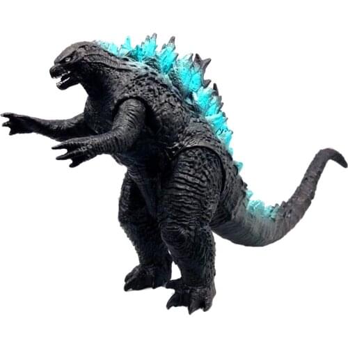 Godzilla Tyrannical Mechanical King Of Monsters Three Headed Dragon Soft Rubber Model Tyrannosaurus Rex Toy Gift Big Promotion