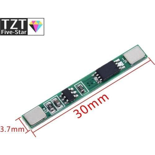 TZT 1S 3.7V 3A li-ion BMS PCM battery protection board pcm for 18650 lithium ion li battery