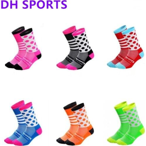 DH-13 SPORTS Socks cycling Socks four seasons long compression tube bicycle ladies men Crossfit sock