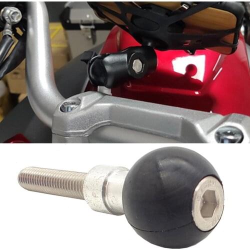 1 Set Ball Head Universal Modification Refit Kit Aluminum Alloy Motorcycle Mobile Phone Bracket Ball for Bicycle Accessories