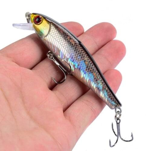 1PCS Trolling Japanese Minnow Bait Float 85mm/9.2g Artificial Wobbler Hard Bait Crank Bait Carp Fishing Tackle