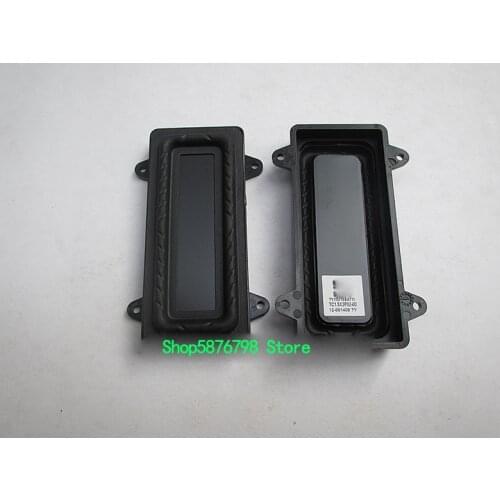 2pcs 75 * 33mm Bass radiator Passive speaker Metal basin Rubber edge