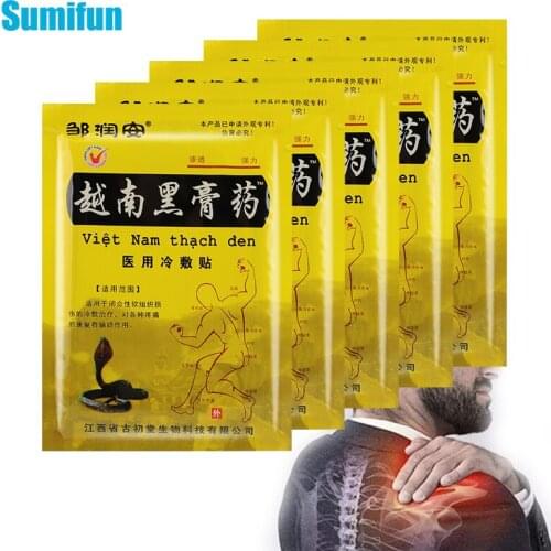 48pcs Vietnam Pain Relief Plaster Arthritis Patch Lumbar Spine Joint Neck Knee Back Muscle Pain Relieving Medical Patches C2316