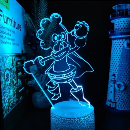 Boku no Hero Academia Acrylic 3d Illusion Lamp MY HERO ACADEMIA Minoru Mineta Led Touch Sensor Colorful Nightlight Bedroom Decor